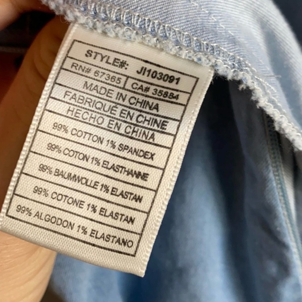 Jack By BB Dakota Suko Blue Jumpsuit Chambray - Picture 5 of 12